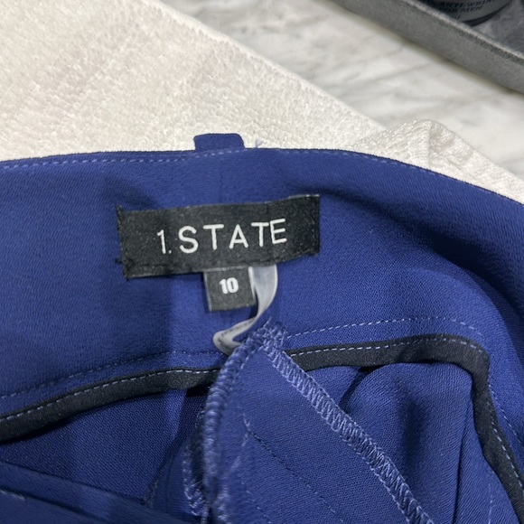 1 State blue shorts with sash tie - Picture 4 of 4